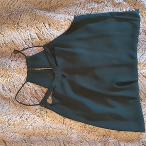 Express spaghetti strap dress shirt